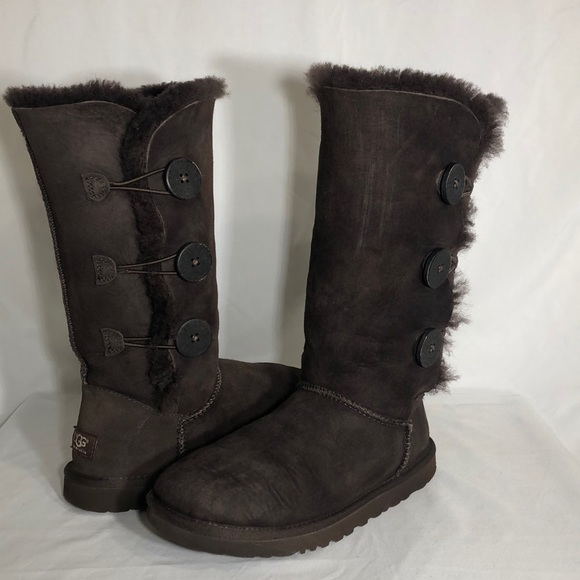ugg women's bailey button triplet ii winter boot